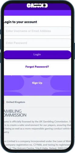 Casumo casino register